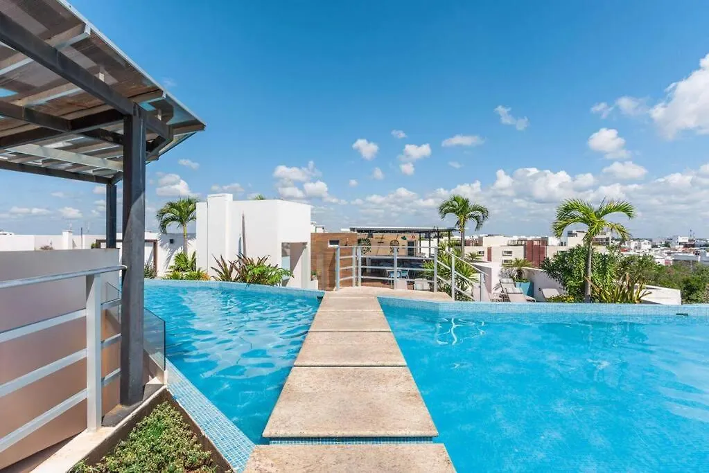 Luxury Condo 1Br Kitchen Ac Gym Pool Cine 100Mb Playa del Carmen 0*,  Mexico